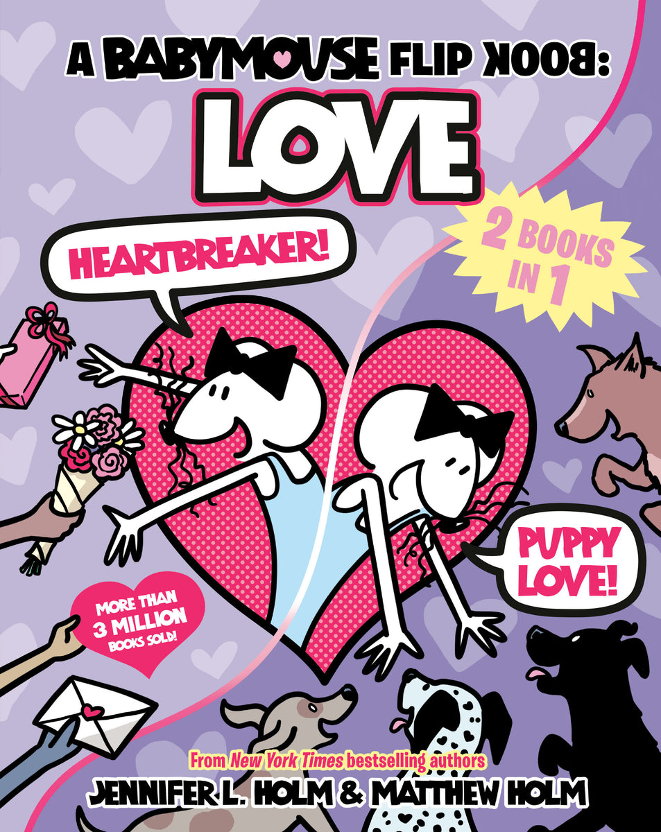 ♡bebe♡ A Babymouse Flip Book: Love (Heartbreaker + Puppy Love) – JHU