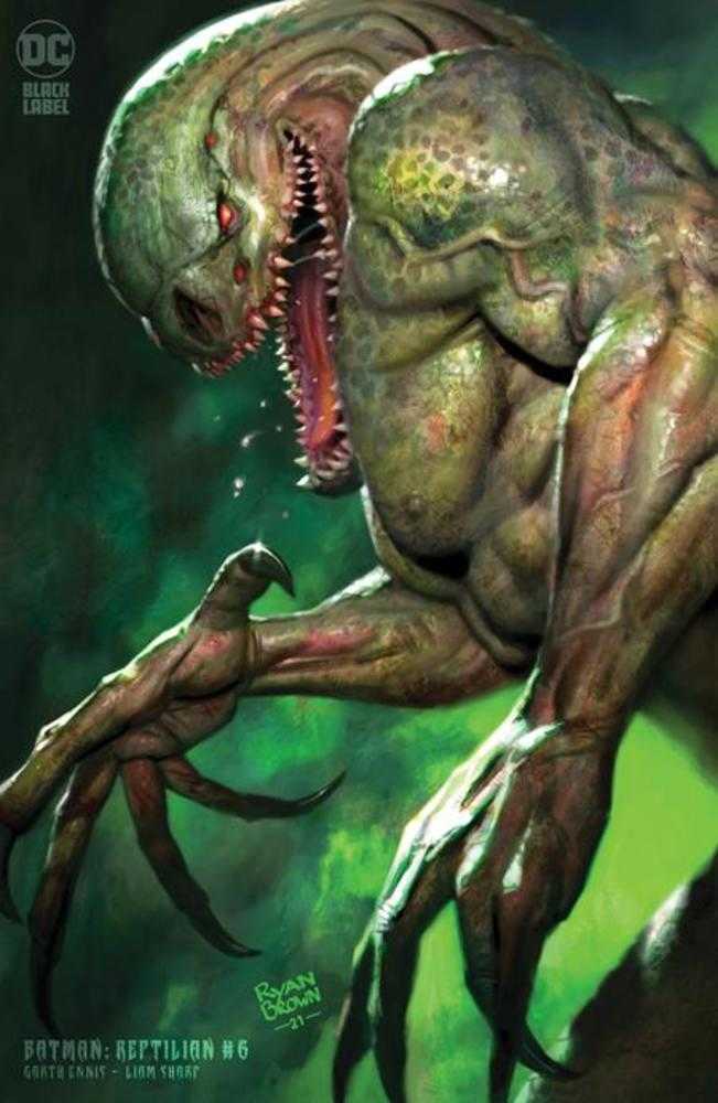 Batman Reptilian #6 (Of 6) Cover C 1 in 25 Ryan Brown Variant (Mature)