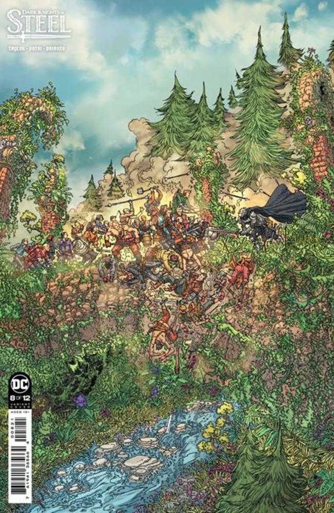 Dark Knights Of Steel #8 (Of 12) Cover C 1 in 25 Rafael Albuquerque Card Stock Variant