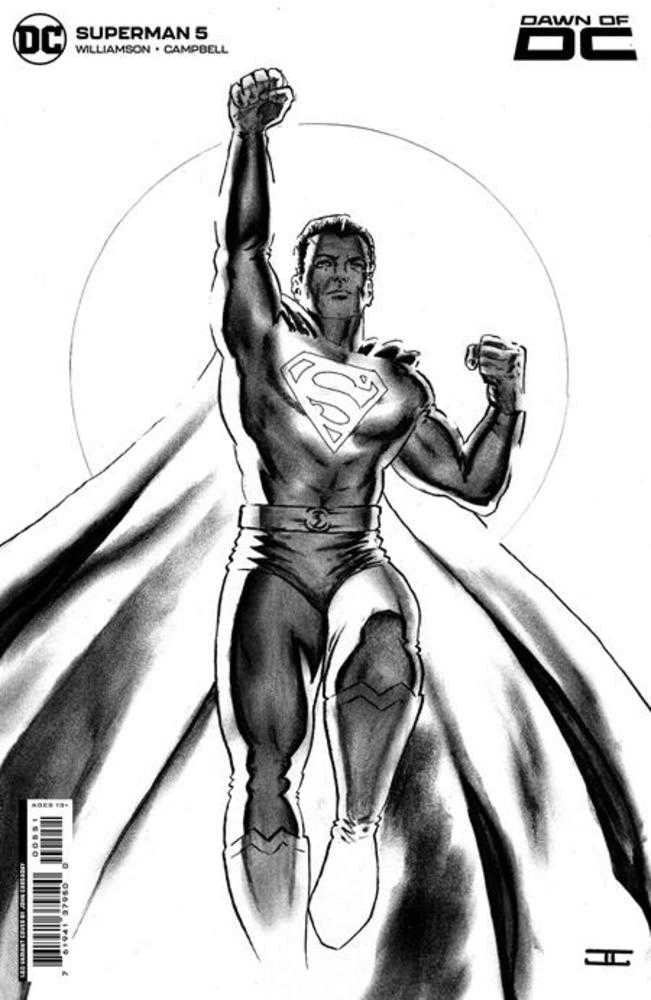 Superman #5 Cover F 1 in 50 John Cassaday Card Stock Variant