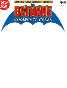 Limited Collectors Edition #59 Batmans Strangest Cases Facsimile Edition Cover C Blank Variant