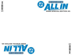 Free Comic Book Day 2025 - DC All In Absolute Universe 2025 Free Comic Book Day Special Edition Blank Variant