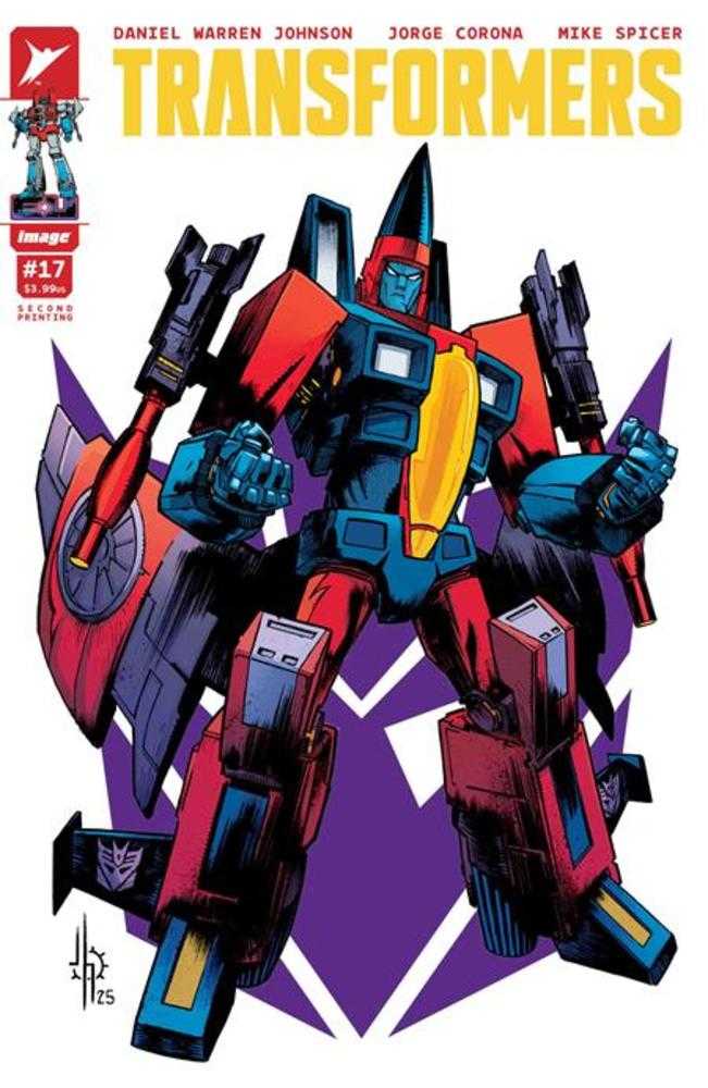 Transformers #17 2nd Print Cover A Jason Howard Decepticon Cover