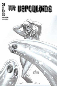 Herculoids #5 Cover E 1 in 10 Joseph Micheal Linsner Line Art Variant
