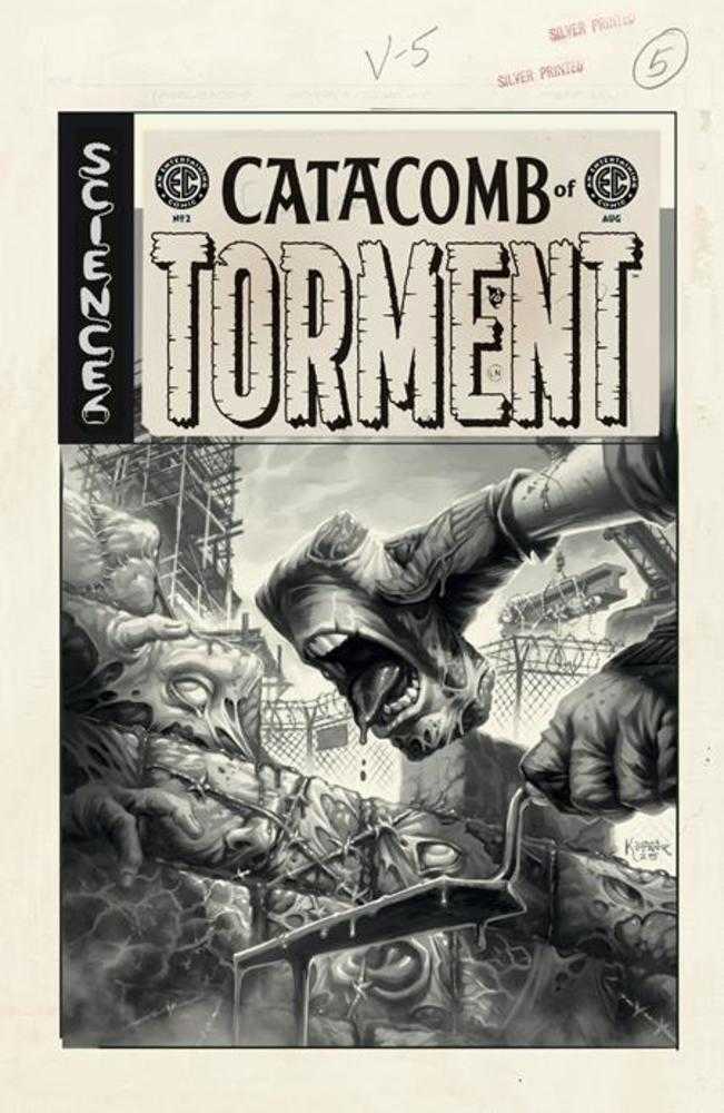 EC Catacomb Of Torment #2 Cover D Inc 1:20 Lukas Ketner Black & White Artist Edition Variant