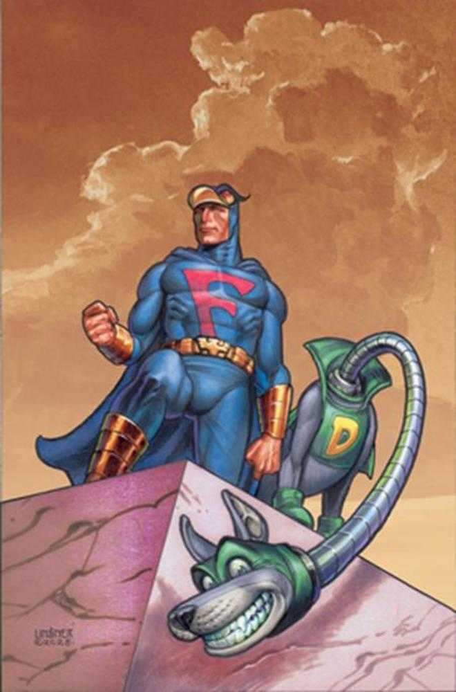 Blue Falcon & Dynomutt #2 Cover G 1 in 10 Joseph Michael Linsner Full Art Variant