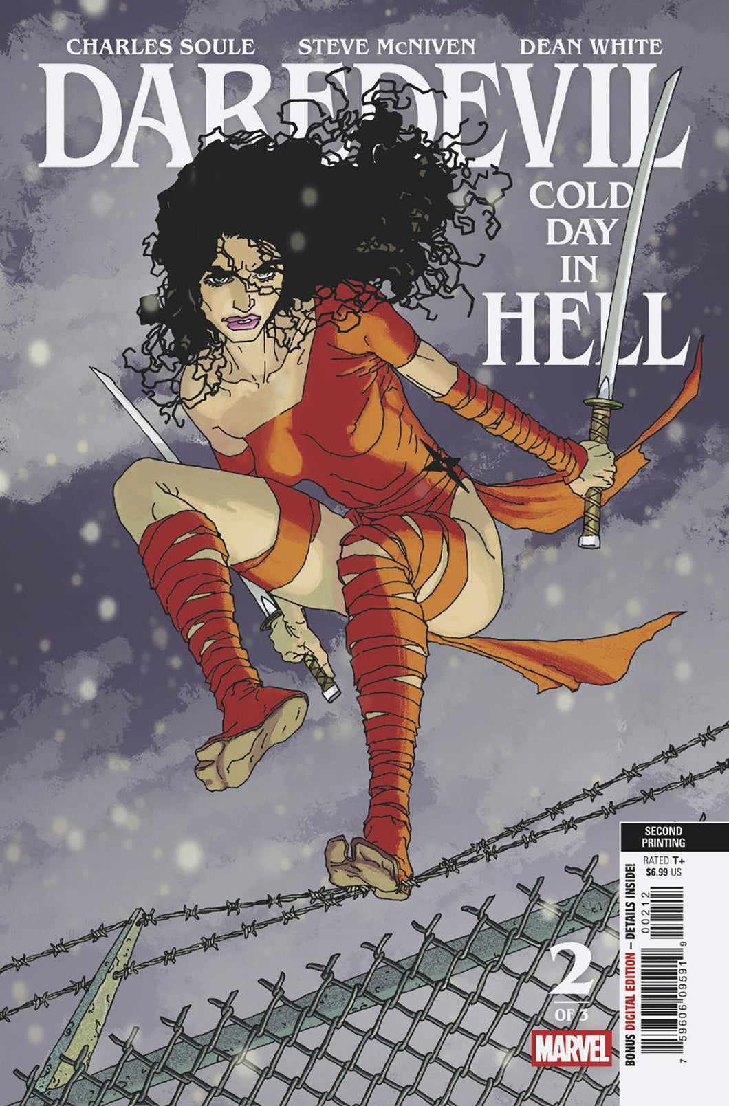 Daredevil: Cold Day In Hell #2 Steve Mcniven 2nd Print Variant