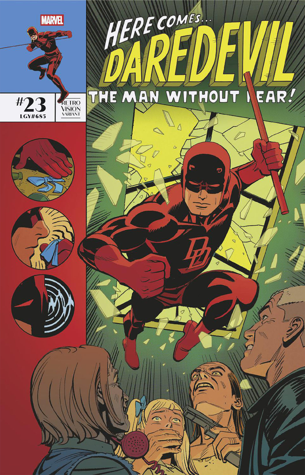 Daredevil #23 Leo Romero Retrovision Variant
