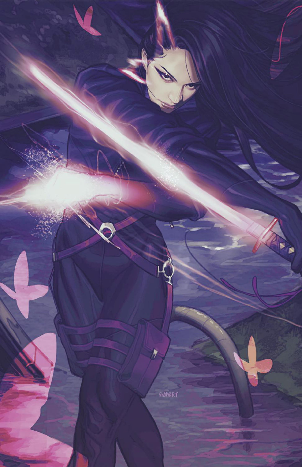 X Men #22 Joshua Swaby Psylocke Full Art Variant