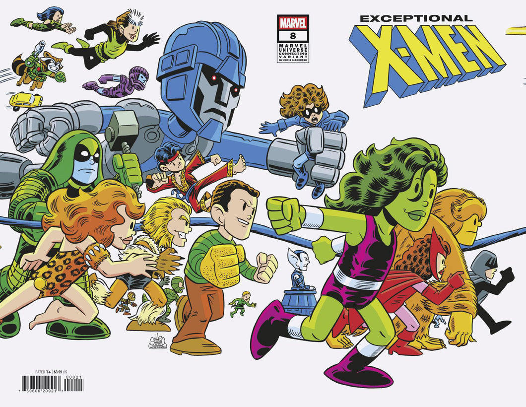 Exceptional X-Men #8 Giarrusso Marvel Universe Connect Variant K