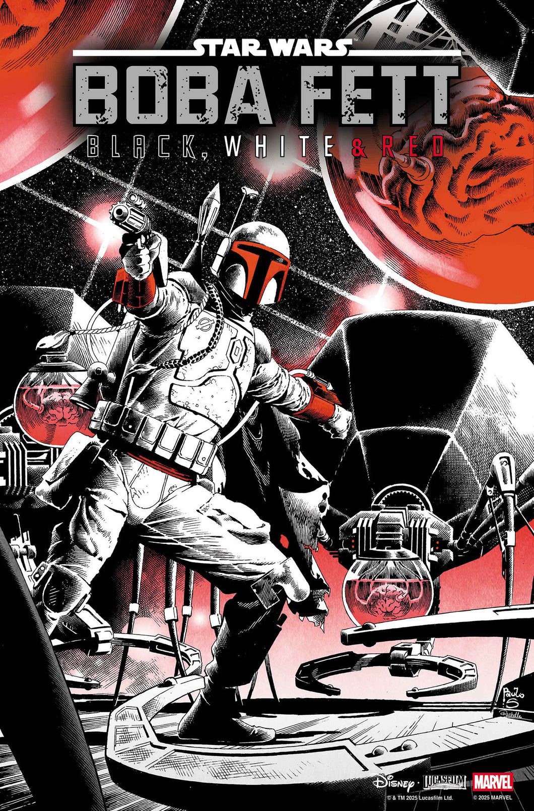 Star Wars: Boba Fett   Black, White & Red #3 Paulo Siqueira Variant