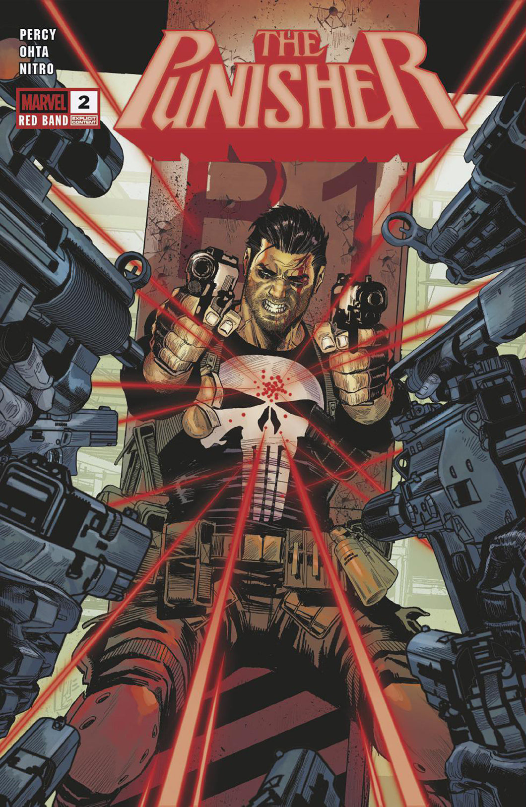 Punisher: Red Band #2 Marco Checchetto 2 Nd Printing Variant [Polybagged]