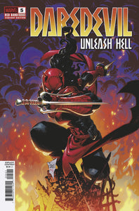 Daredevil Unleash Hell Red Band #5 (Of 5) Tan Variant (Polybag)