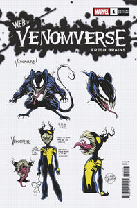 Web Of Venomverse Fresh Brains #1 10 Copy Variant Edition Vecchio Variant