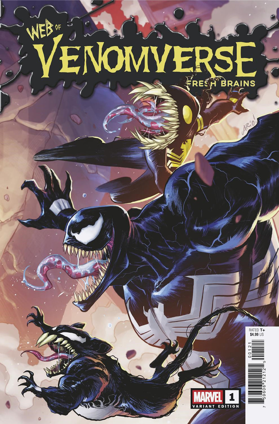 Web Of Venomverse Fresh Brains #1 Ario Anindito Connect Variant