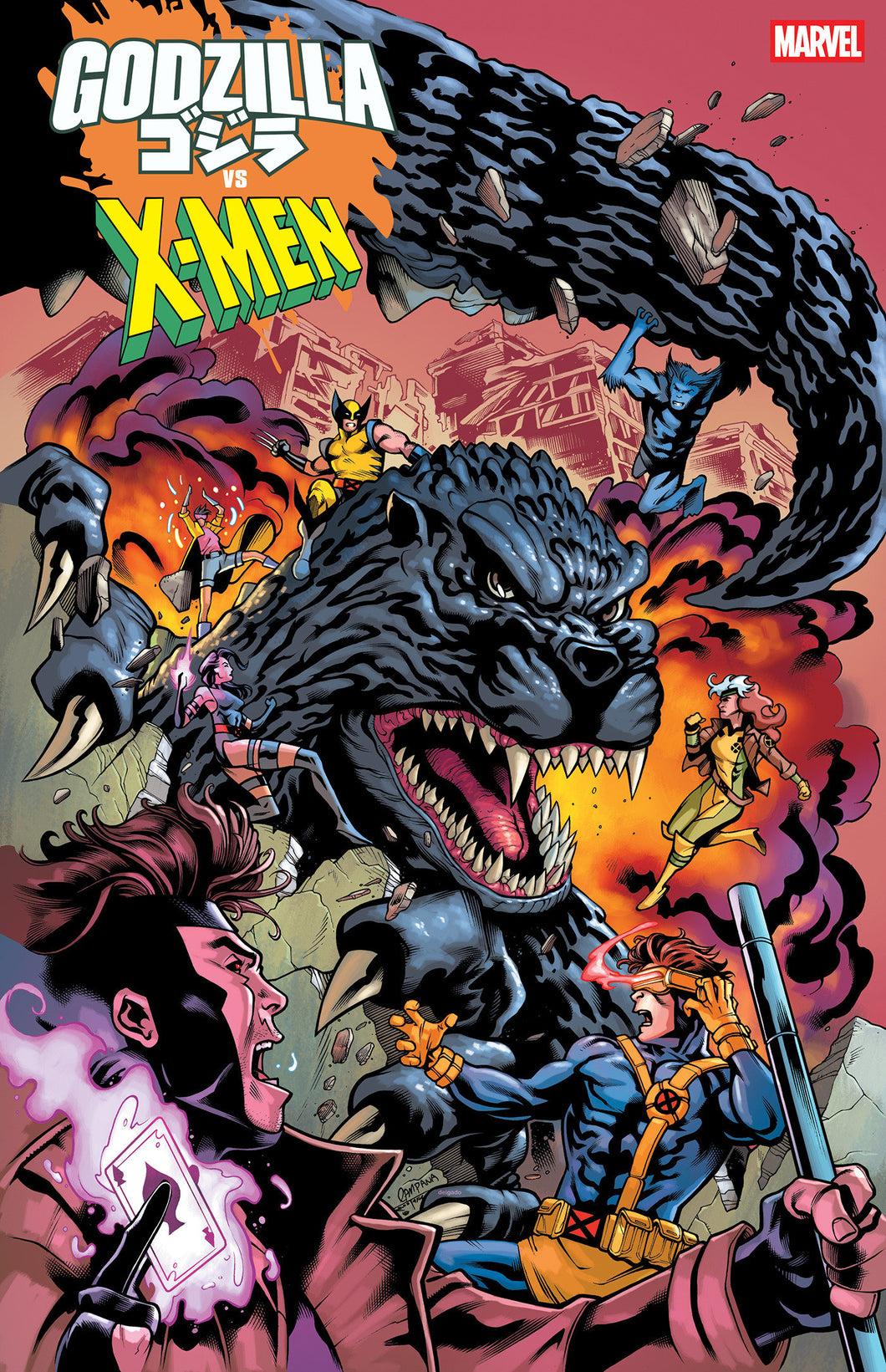 Godzilla vs X-Men #1 25 Copy Variant Edition Chris Campana Variant