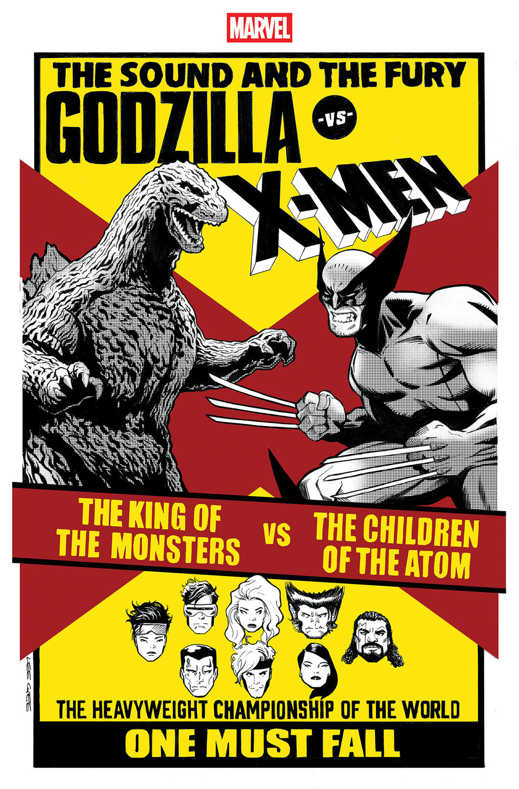 Godzilla vs X-Men #1 Lee Garbett Versus Variant