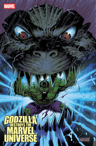Godzilla Destroys The Marvel Universe #4 Netho Diaz Variant