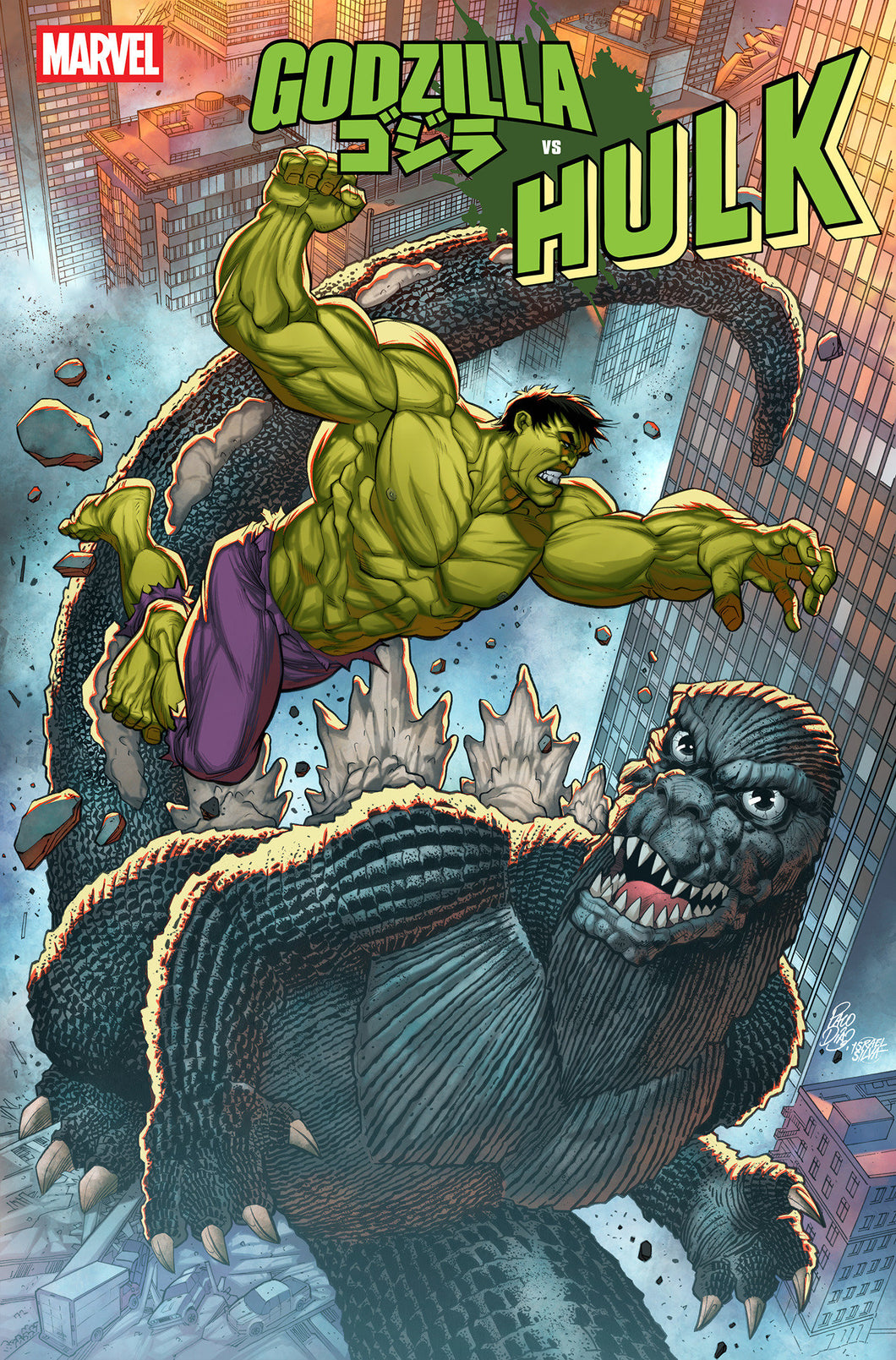 Godzilla vs Hulk #1 Paco Diaz Variant