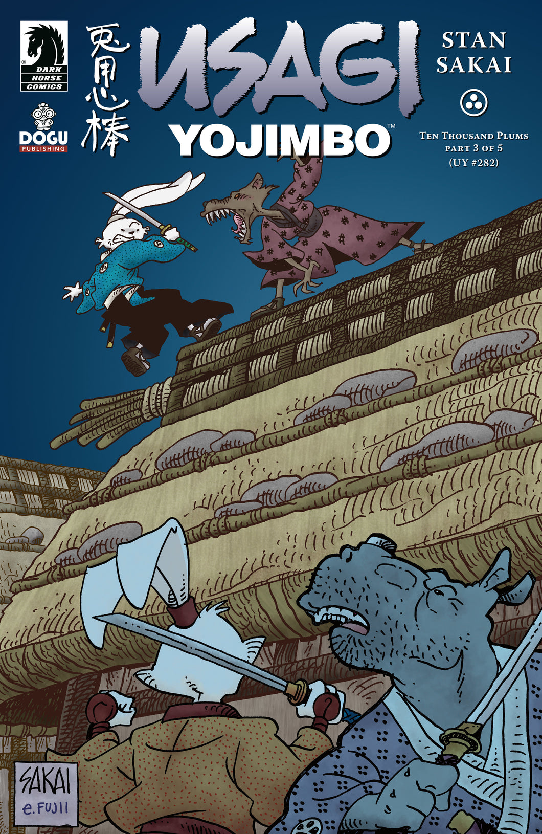 Usagi Yojimbo Ten Thousand Plums #3 Cover A Sakai