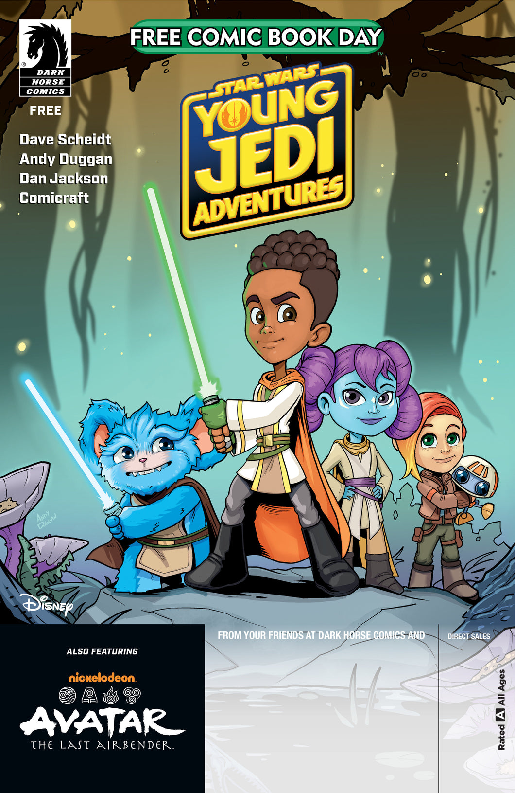 Free Comic Book Day 2025 Bundle Of 20 Star Wars Young Jedi Avatar