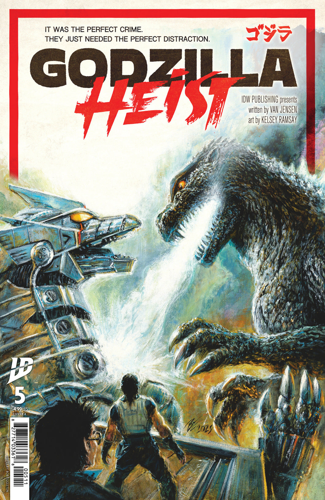Godzilla: Heist #5 Cover A (Eggleton)