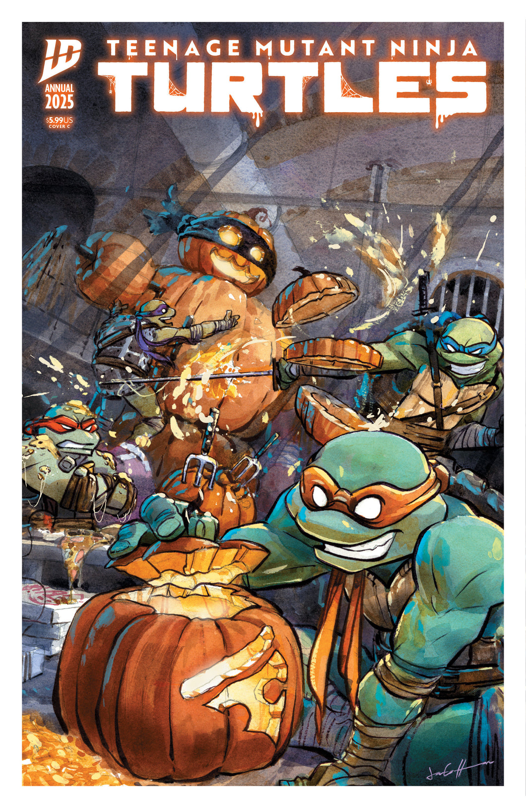Teenage Mutant Ninja Turtles: Annual 2025 Variant C (Cullum Holiday Variant)