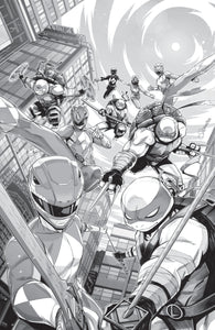 Mighty Morphin Power Rangers/ Teenage Mutant Ninja Turtles III #1 G 1 in 10 Variant Edition (Full Art, Zonno)