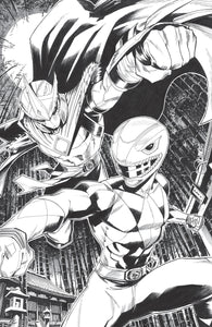 Mighty Morphin Power Rangers/Teenage Mutant Ninja Turtles III #2 E 1 in 10 Variant Edition (Full Art, Zonno)