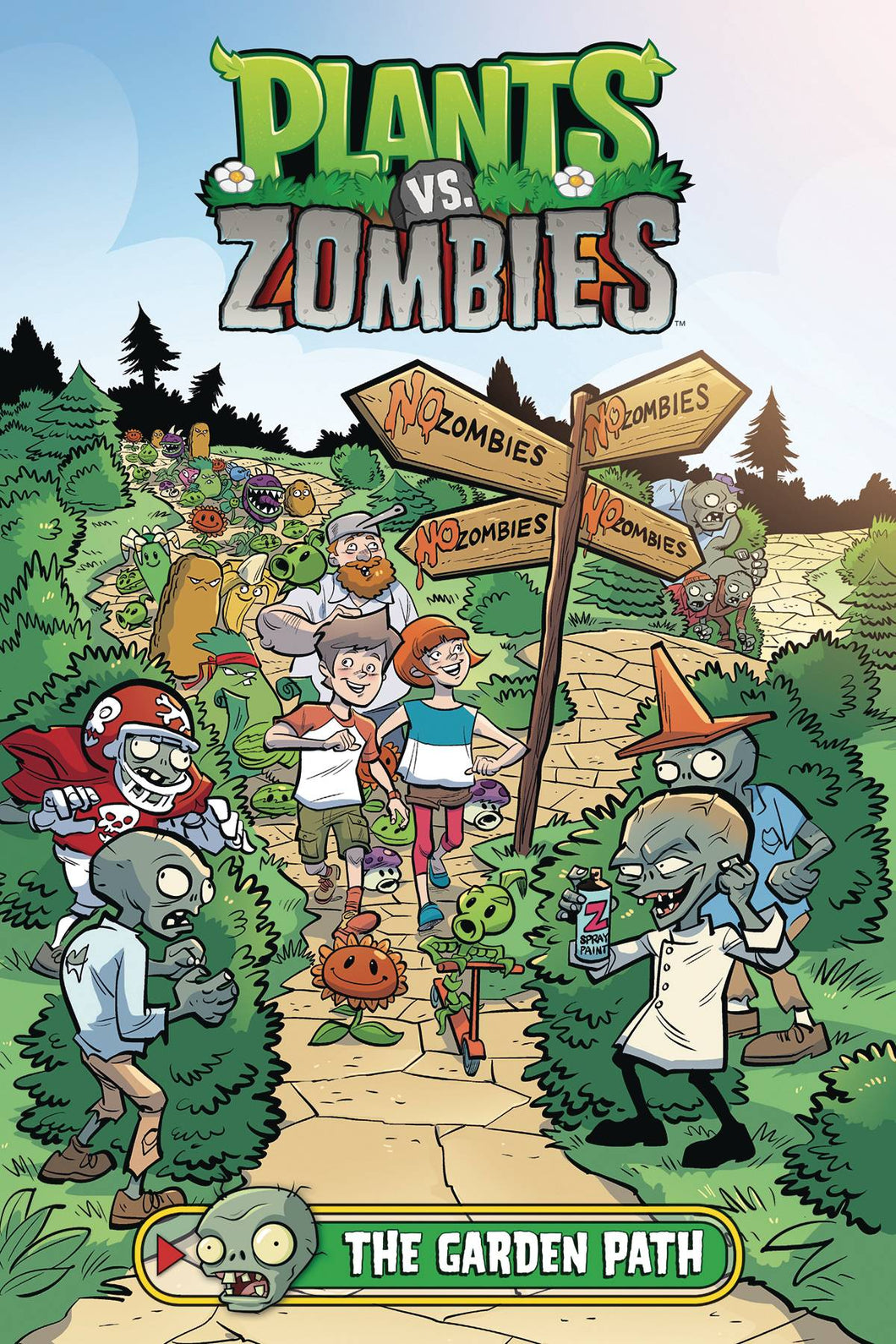 Plants vs. Zombies Garden Path