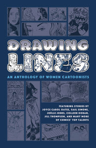 Drawing Lines Women Cartoo